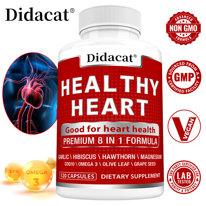 Health Wellness Energy - CoQ10 Omega-3 Sarımsak, Zeytin Yaprağı ve