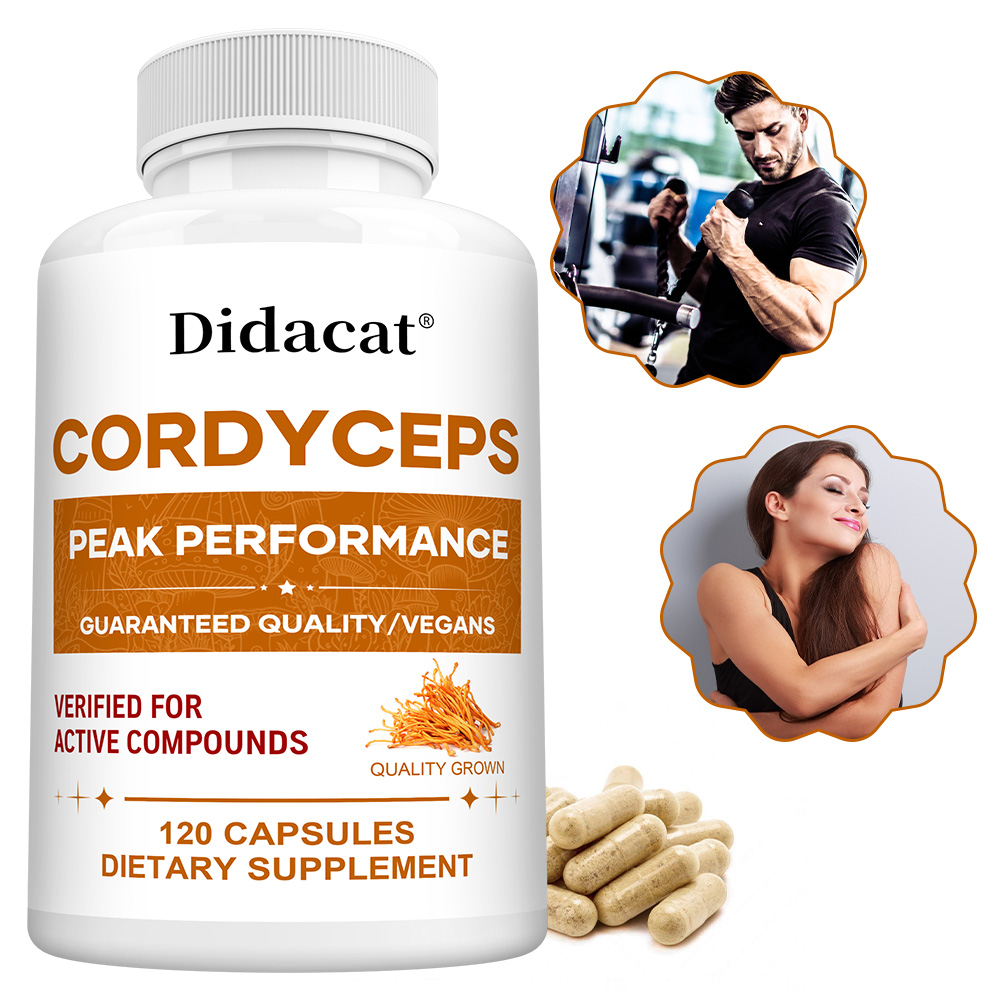 Health Wellness Energy - Cordyceps Mantarı Kapsülleri 1000mg, Doğal Sağlık