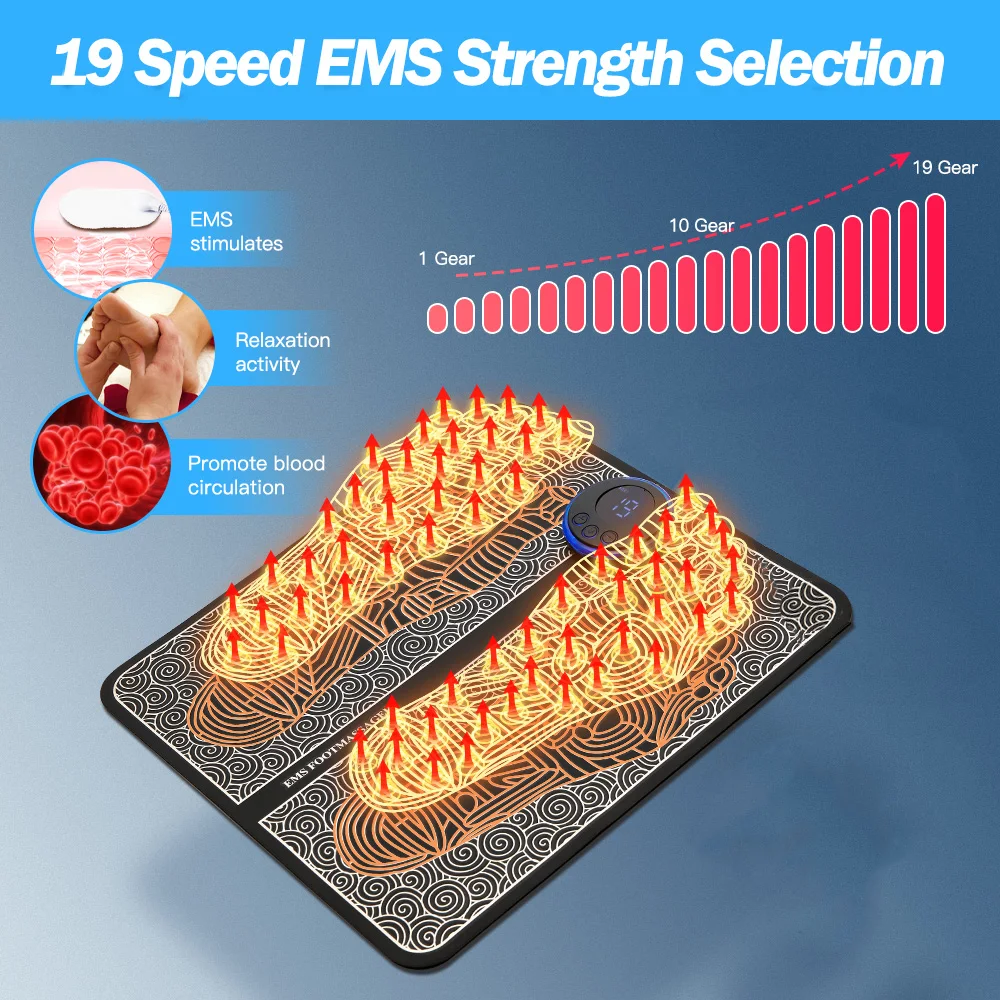 Elektrik EMS ayak masajı ped o - Ems Foot Massager incelemesi ve fiyatı