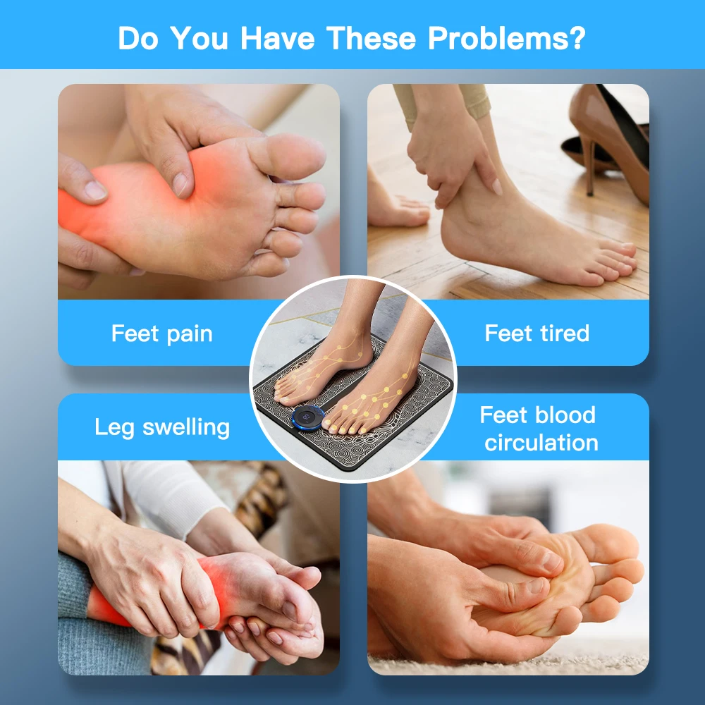 Elektrik EMS ayak masajı ped o - Ems Foot Massager incelemesi ve fiyatı
