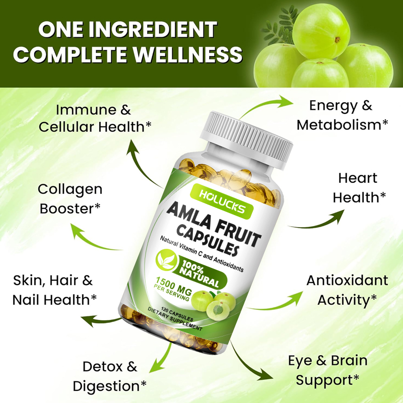 HOLUCKS Amla Meyve Özü Kapsüll - Health Wellness Energy incelemesi ve fiyatı
