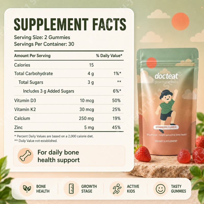 Çocuklar İçin Kalsiyum Jelibon - Health Wellness Vitamins incelemesi ve fiyatı