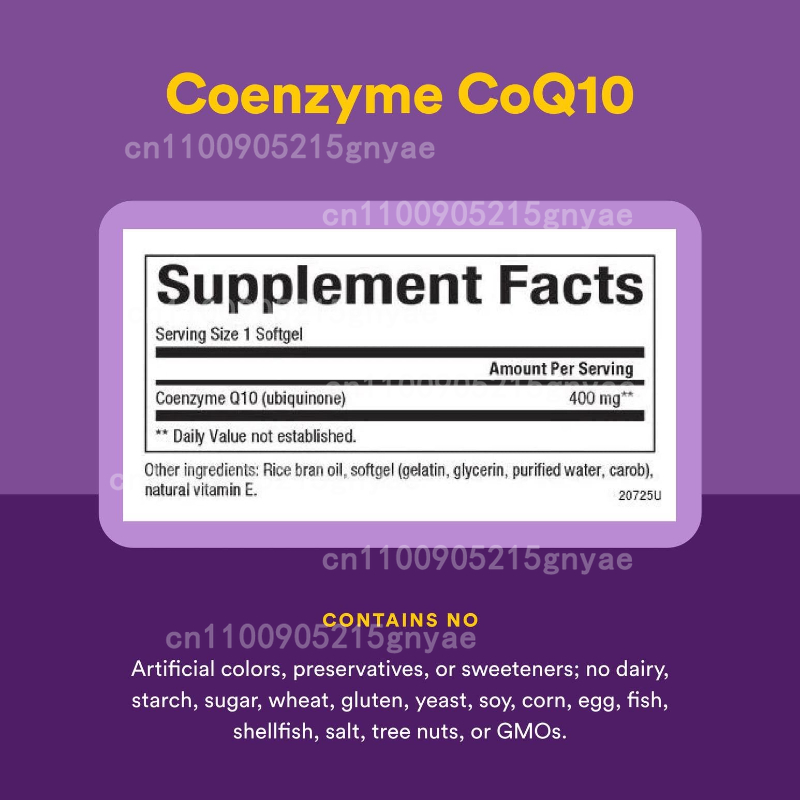 120 adet koenzim q10 kapsüller - Health Wellness Vitamins incelemesi ve fiyatı